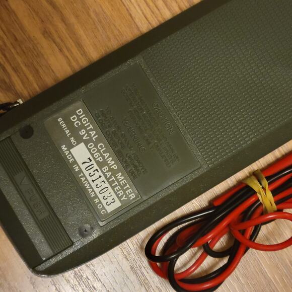 Elenco digital clamp meter ST-1000. New, in original case, with instructions. - Picture 12 of 12